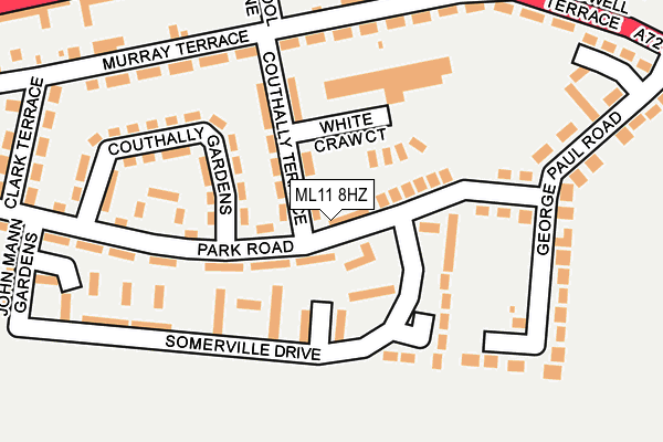ML11 8HZ map - OS OpenMap – Local (Ordnance Survey)