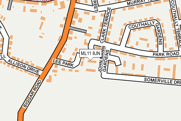 ML11 8JN map - OS OpenMap – Local (Ordnance Survey)