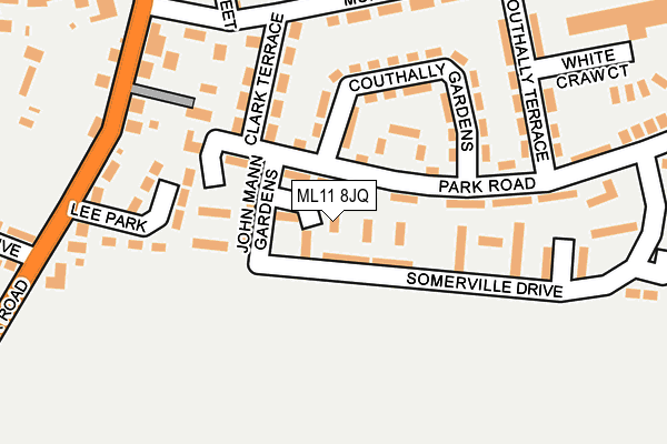 ML11 8JQ map - OS OpenMap – Local (Ordnance Survey)