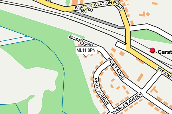 ML11 8PN map - OS OpenMap – Local (Ordnance Survey)