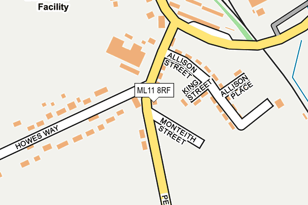 ML11 8RF map - OS OpenMap – Local (Ordnance Survey)