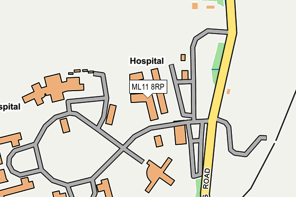 ML11 8RP map - OS OpenMap – Local (Ordnance Survey)