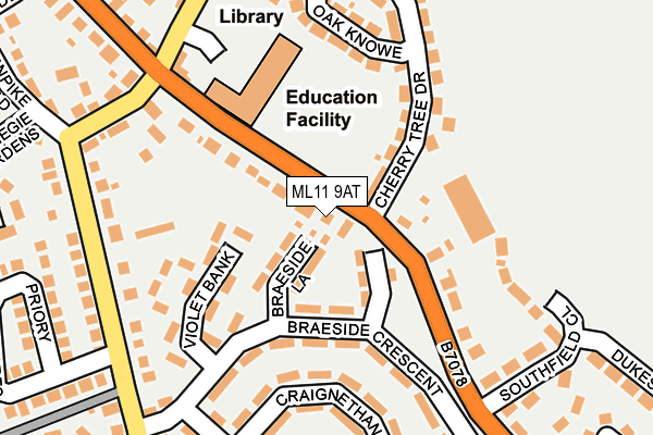 ML11 9AT map - OS OpenMap – Local (Ordnance Survey)