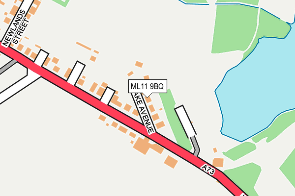 ML11 9BQ map - OS OpenMap – Local (Ordnance Survey)