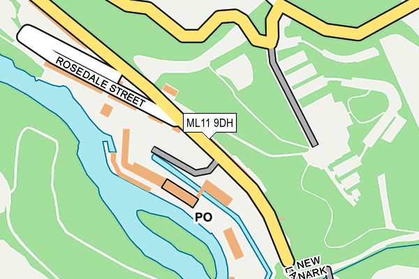 ML11 9DH map - OS OpenMap – Local (Ordnance Survey)