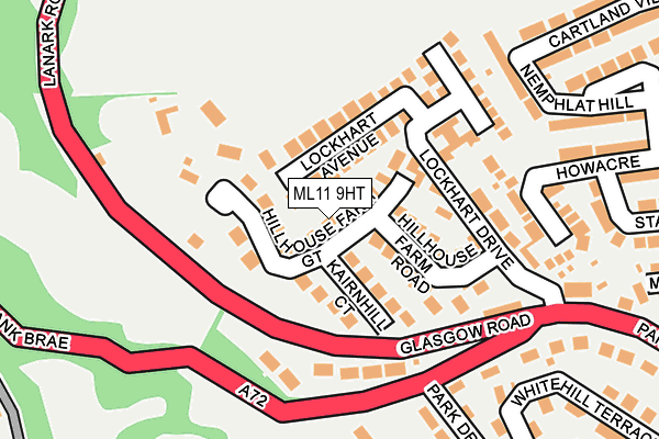ML11 9HT map - OS OpenMap – Local (Ordnance Survey)