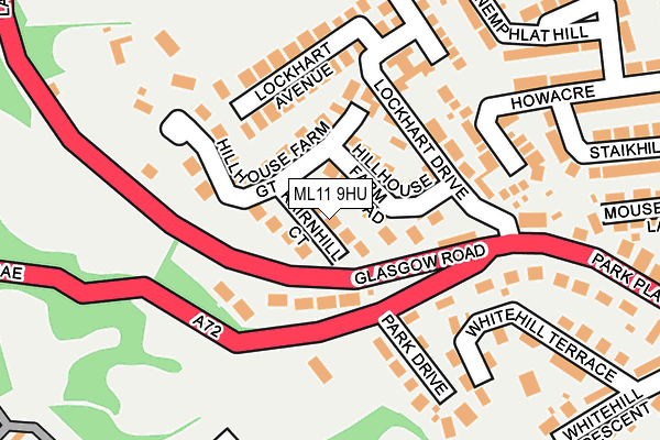 ML11 9HU map - OS OpenMap – Local (Ordnance Survey)