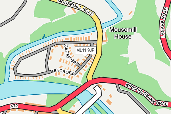 ML11 9JP map - OS OpenMap – Local (Ordnance Survey)