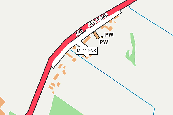 ML11 9NS map - OS OpenMap – Local (Ordnance Survey)