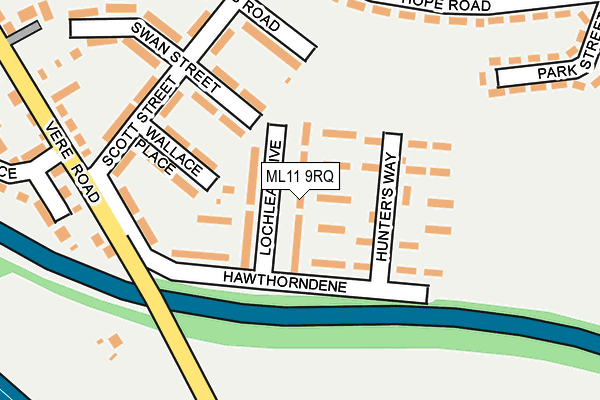 ML11 9RQ map - OS OpenMap – Local (Ordnance Survey)