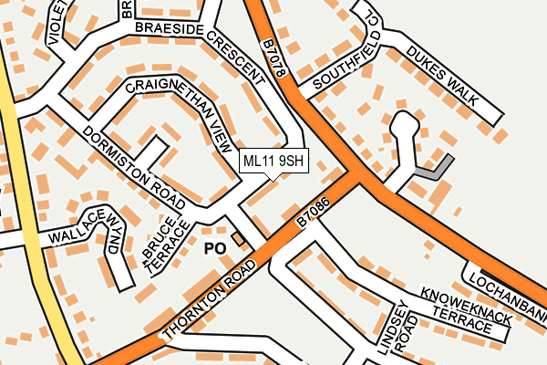 ML11 9SH map - OS OpenMap – Local (Ordnance Survey)