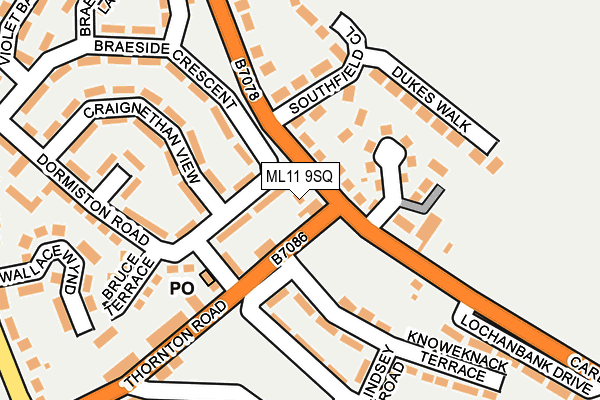 ML11 9SQ map - OS OpenMap – Local (Ordnance Survey)