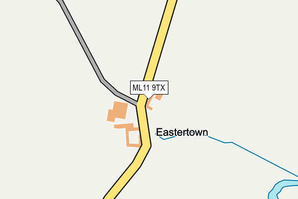 ML11 9TX map - OS OpenMap – Local (Ordnance Survey)
