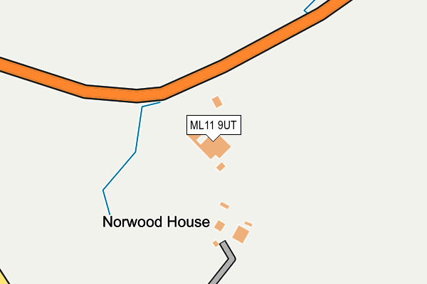 ML11 9UT map - OS OpenMap – Local (Ordnance Survey)