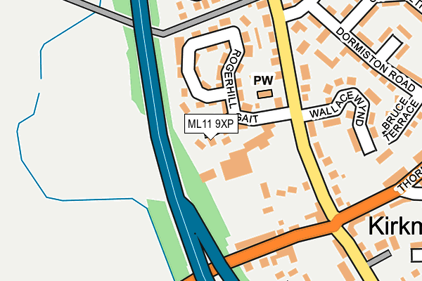 ML11 9XP map - OS OpenMap – Local (Ordnance Survey)