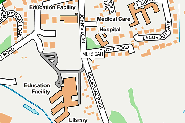 ML12 6AH map - OS OpenMap – Local (Ordnance Survey)