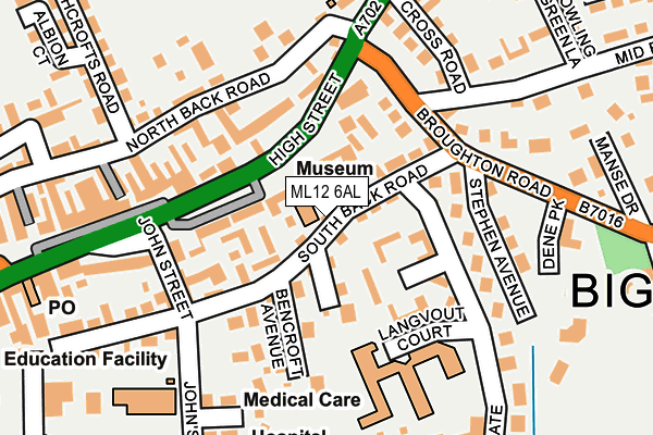 ML12 6AL map - OS OpenMap – Local (Ordnance Survey)