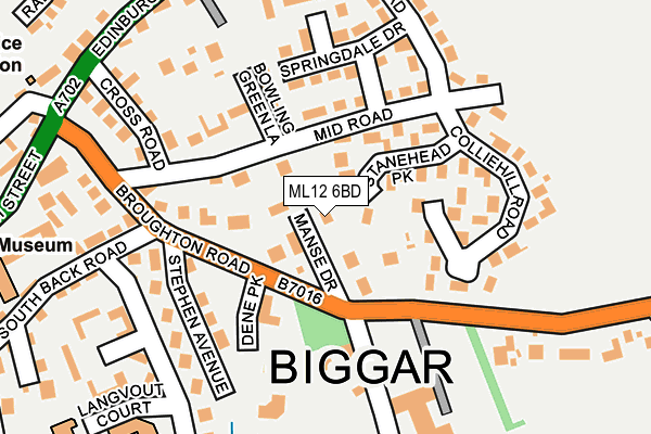 ML12 6BD map - OS OpenMap – Local (Ordnance Survey)
