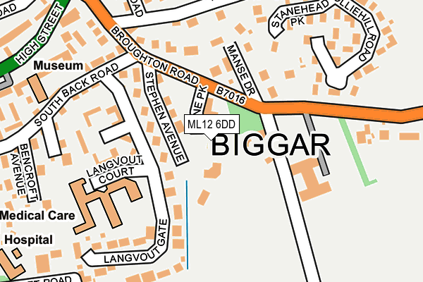 Map of BIGGAR CARS LIMITED at local scale