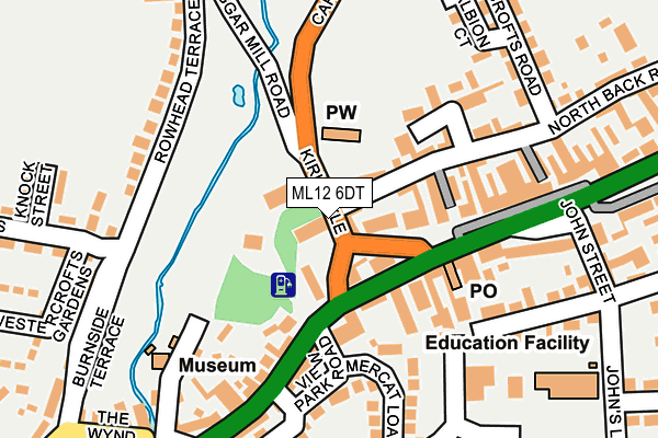 ML12 6DT map - OS OpenMap – Local (Ordnance Survey)