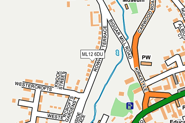 ML12 6DU map - OS OpenMap – Local (Ordnance Survey)