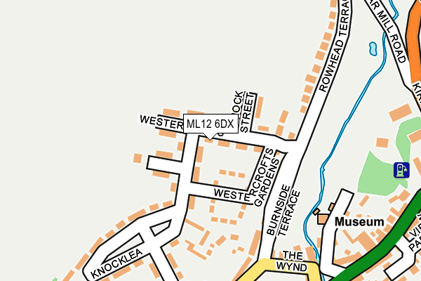 ML12 6DX map - OS OpenMap – Local (Ordnance Survey)