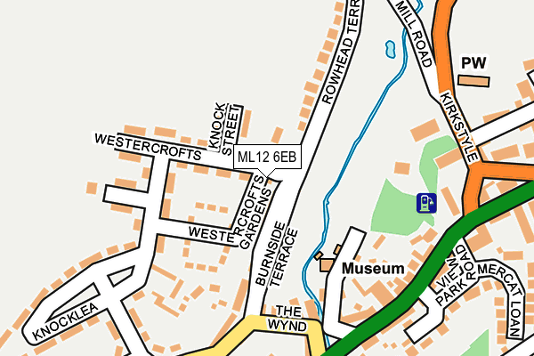 ML12 6EB map - OS OpenMap – Local (Ordnance Survey)