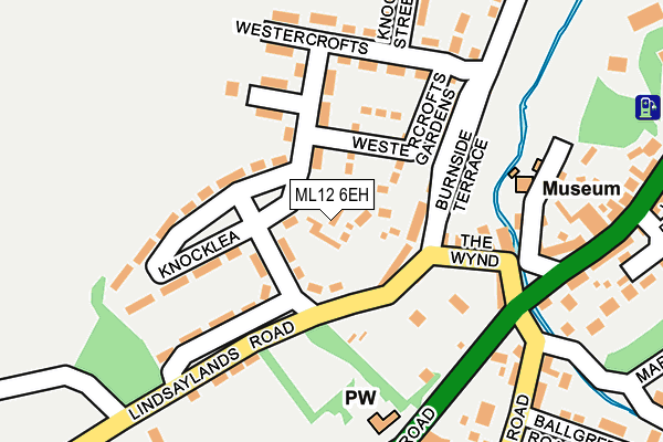 ML12 6EH map - OS OpenMap – Local (Ordnance Survey)