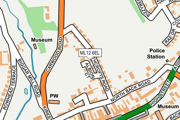ML12 6EL map - OS OpenMap – Local (Ordnance Survey)