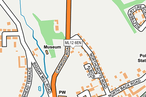 ML12 6EN map - OS OpenMap – Local (Ordnance Survey)