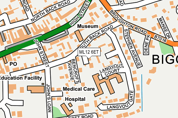 ML12 6ET map - OS OpenMap – Local (Ordnance Survey)