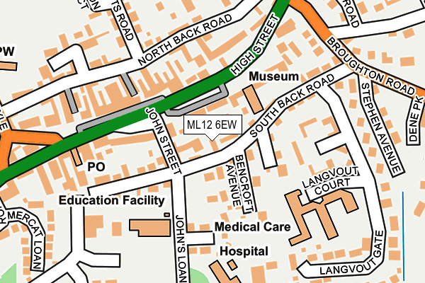 ML12 6EW map - OS OpenMap – Local (Ordnance Survey)