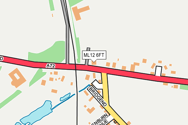 ML12 6FT map - OS OpenMap – Local (Ordnance Survey)
