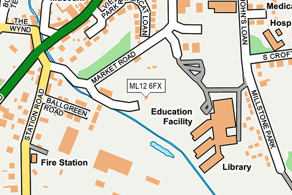 ML12 6FX map - OS OpenMap – Local (Ordnance Survey)