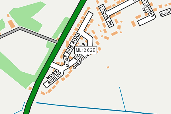 ML12 6GE map - OS OpenMap – Local (Ordnance Survey)