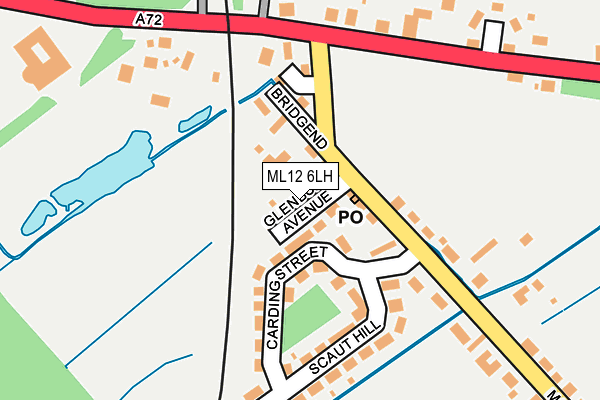 ML12 6LH map - OS OpenMap – Local (Ordnance Survey)
