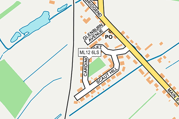 ML12 6LS map - OS OpenMap – Local (Ordnance Survey)