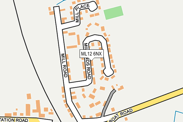 ML12 6NX map - OS OpenMap – Local (Ordnance Survey)