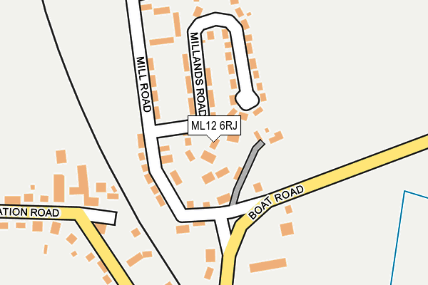 ML12 6RJ map - OS OpenMap – Local (Ordnance Survey)
