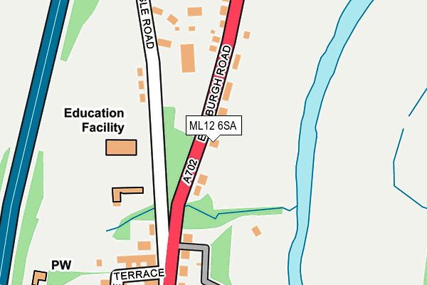ML12 6SA map - OS OpenMap – Local (Ordnance Survey)