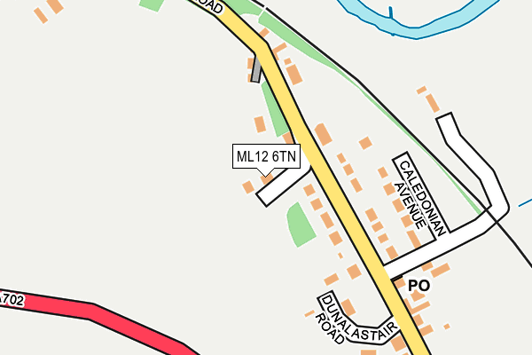 ML12 6TN map - OS OpenMap – Local (Ordnance Survey)