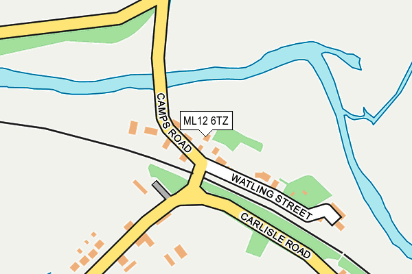 ML12 6TZ map - OS OpenMap – Local (Ordnance Survey)