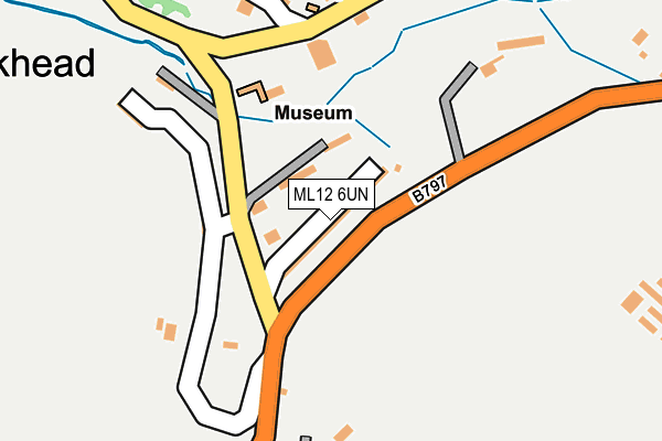 ML12 6UN map - OS OpenMap – Local (Ordnance Survey)
