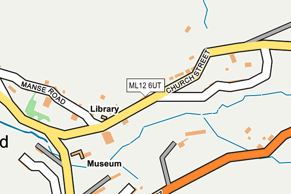 ML12 6UT map - OS OpenMap – Local (Ordnance Survey)