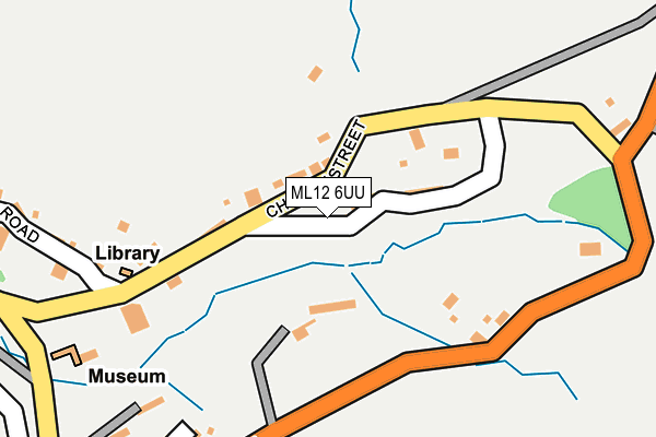 ML12 6UU map - OS OpenMap – Local (Ordnance Survey)