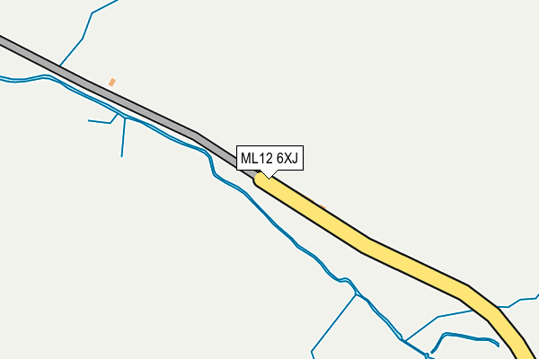 ML12 6XJ map - OS OpenMap – Local (Ordnance Survey)