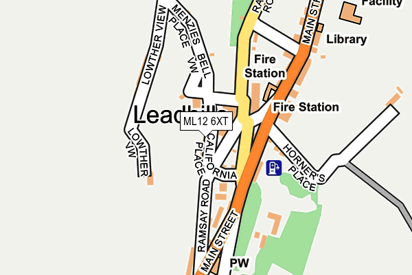 ML12 6XT map - OS OpenMap – Local (Ordnance Survey)