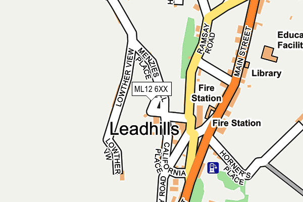 ML12 6XX map - OS OpenMap – Local (Ordnance Survey)