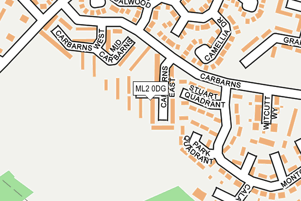 ML2 0DG map - OS OpenMap – Local (Ordnance Survey)