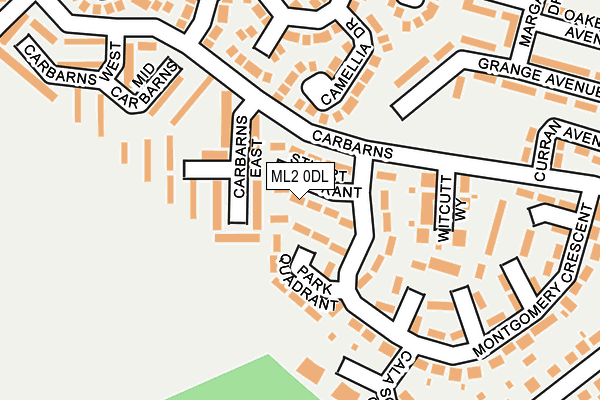 ML2 0DL map - OS OpenMap – Local (Ordnance Survey)
